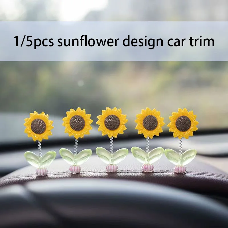 Interior Design Product - New 5 Pieces Car Dashboard Ornament