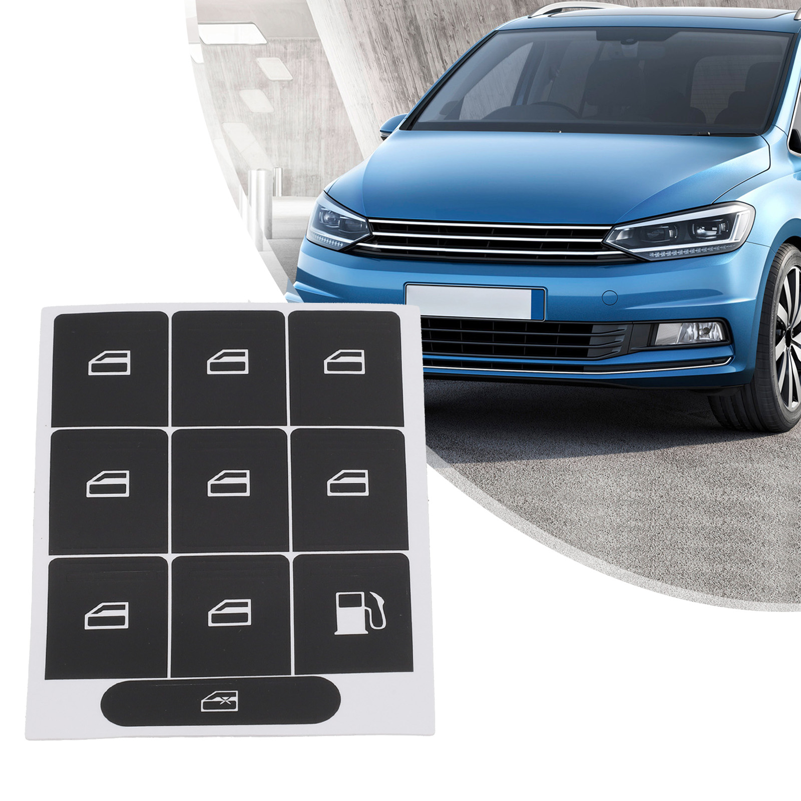 Interior Design Mood Board - 1PC Car Window Lifter Stickers Car