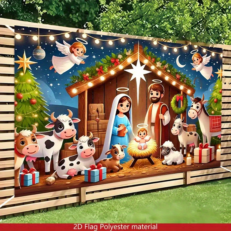 Interior Design Instagram - 2d Flat Design, Christmas-themed Cartoon Pattern