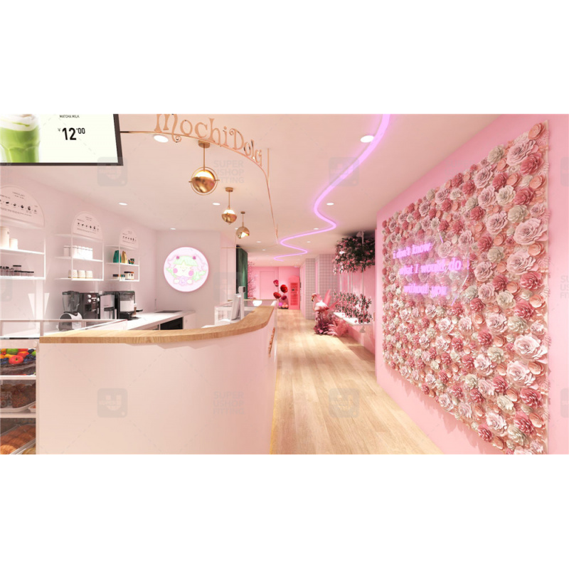 custom.Custom Retail Milk Tea  - đánh giá và giá Interior Design Retail