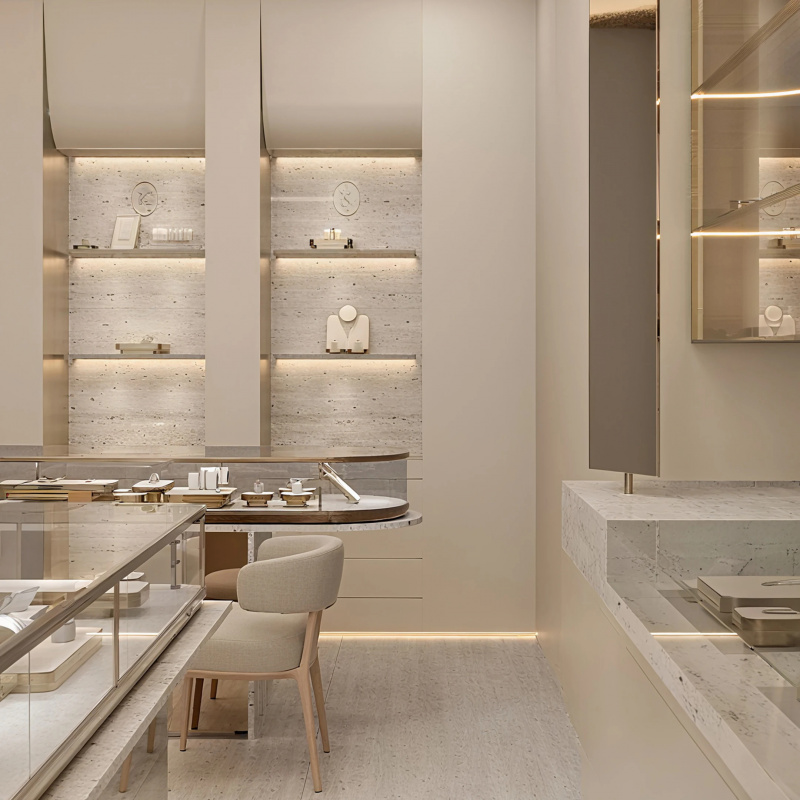 custom.Luxury Jewellery Shop O - đánh giá và giá Interior Design Retail