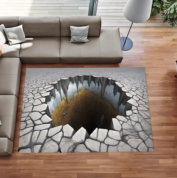 3D Deep Hole Illusion Rug with - đánh giá và giá Interior Design Retail