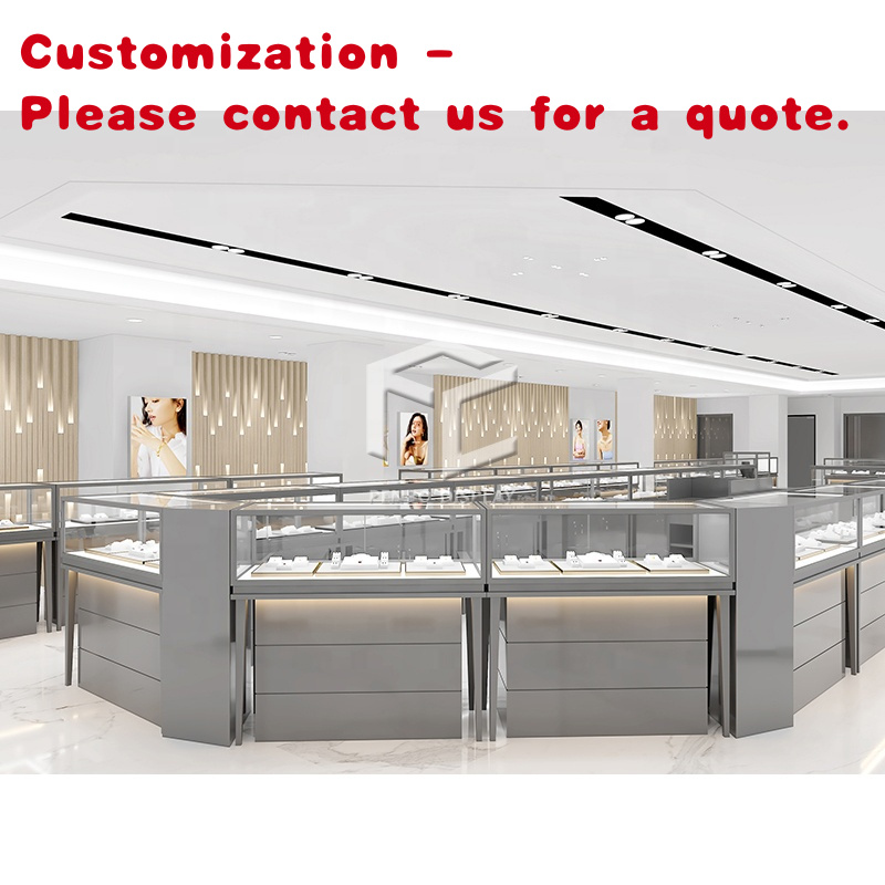 custom.Jewelry Showcase Retail - đánh giá và giá Interior Design Retail