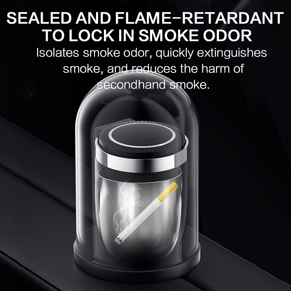 Car Ashtray With Led Light Smo - đánh giá và giá Interior Design Product