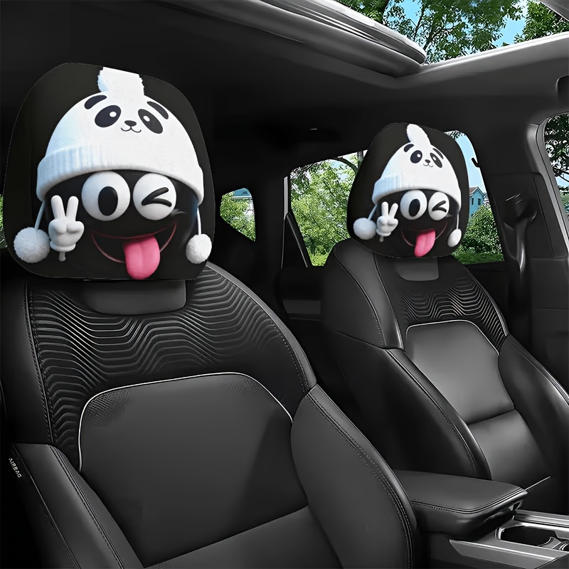 1/2 Pcs Car Headrest Covers, C - đánh giá và giá Interior Design Emoji